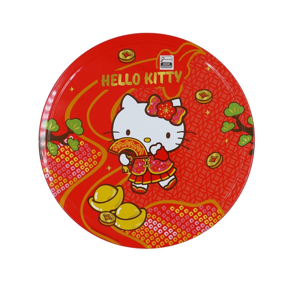 Bala de Goma Sabor Frutas Hello Kitty Lata 268g Fujian
