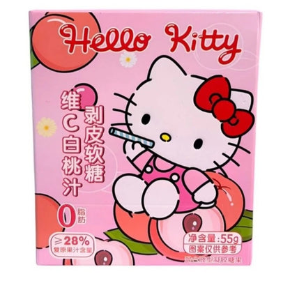 Bala de Goma Hello Kitty Sabor Pêssego 55g Empório Daruma