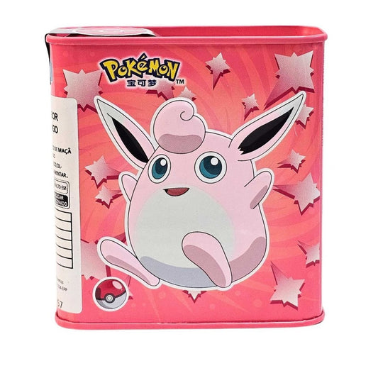 Bala de Goma em Lata Sabores Pêssego e Morango 95g Pokemon
