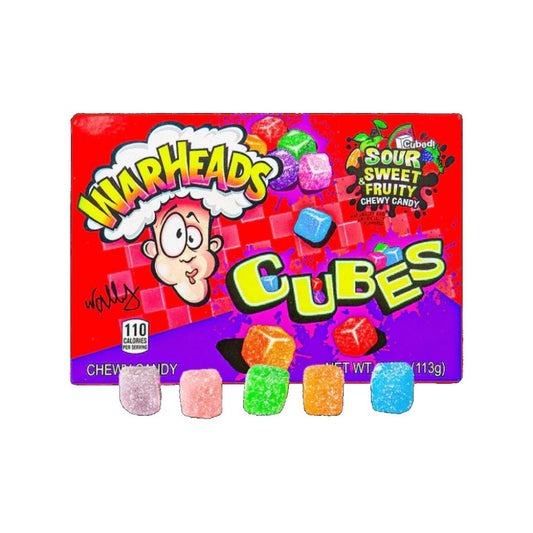 Bala Em Cubos Sour Sweet Fruity 113g Warheads