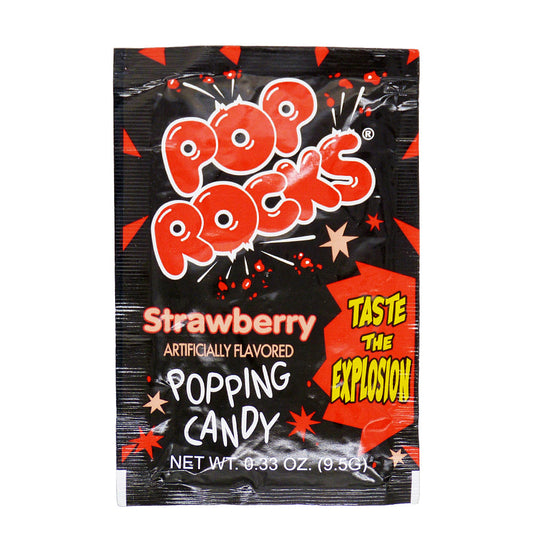Balas Explosivas Sabor Morango 9,5g Pop Rocks
