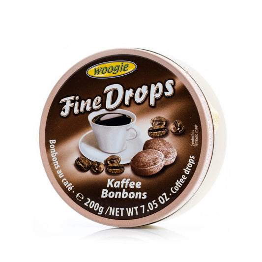 Balas de Café Woogie Fine Drops em Lata 200g