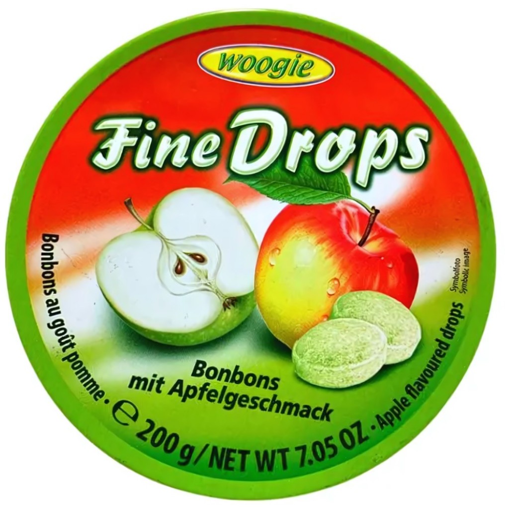 Balas de Maçã Lata 200g Woogie