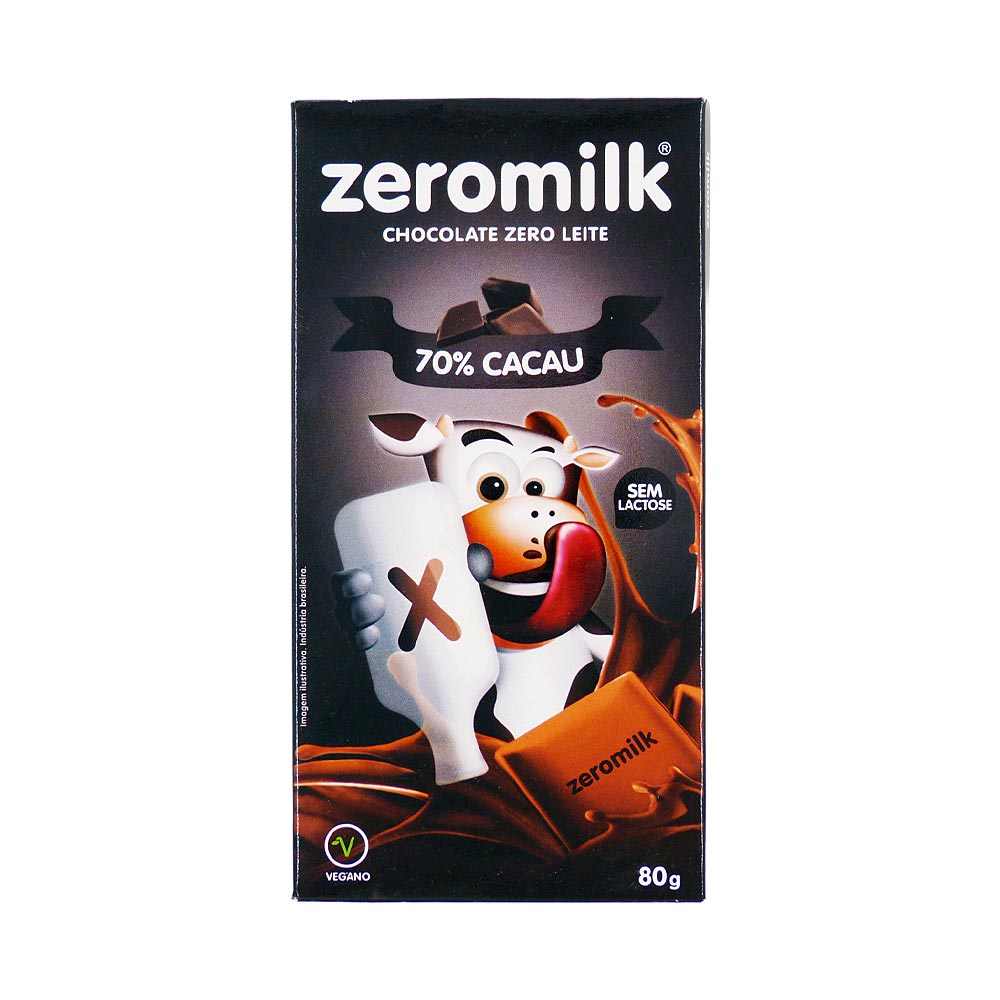 Barra de Chocolate 70% Cacau 80g