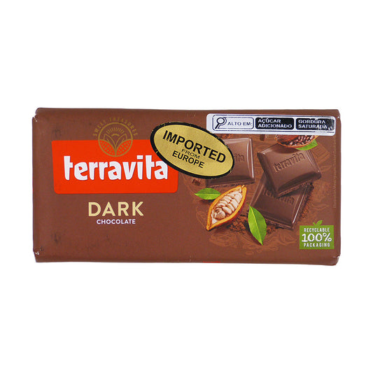 Barra De Chocolate Meio Amargo 50% Cacau 100g