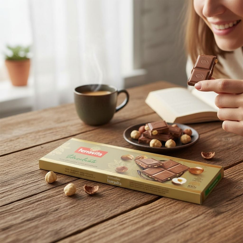 BARRA CHOCOLATE COM AVELA 225G TERRAVITA