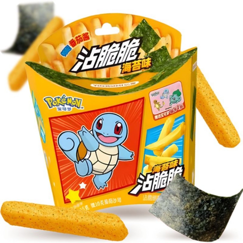 Batata Frita Pokemon sabor Alga Marinha 25g Yizhi