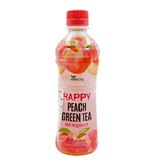 Bebida Chá Verde com Pêssego Happy 350ml Yeon Ho