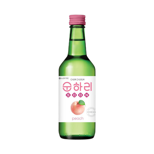 Bebida Coreana Soju Chum Churum Pêssego 360ml - Lotte