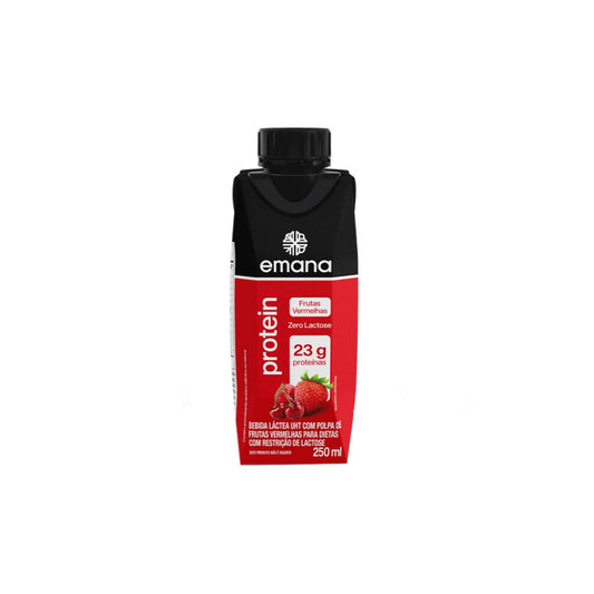 Bebida Láctea Protein Frutas Vermelhas 250ml emana