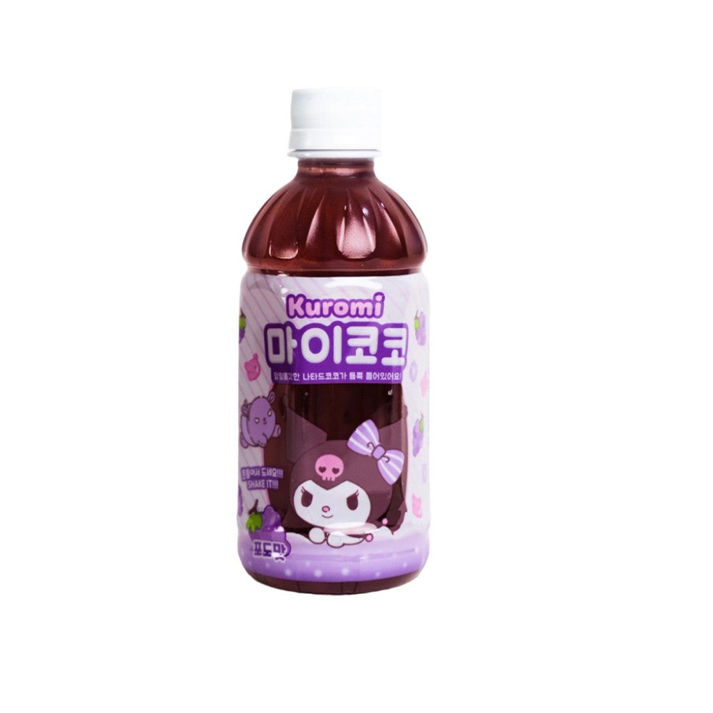 Bebida Saborizada de Uva com Fruta Adocicada My Coco Grape 340ml Sanrio