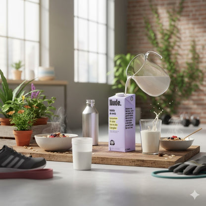 Bebida de Aveia Nude Tudão 8g Proteína Vegetal 1L Vegana Sem Glúten e Lactose
