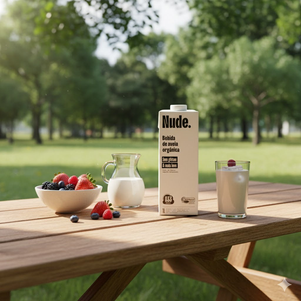 Bebida de Aveia Orgânica Original 1L Nude