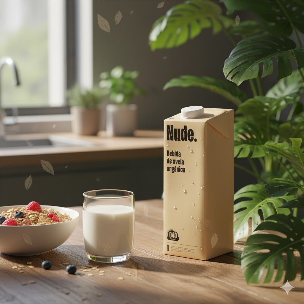 Bebida de Aveia Orgânica com Baunilha 1L Nude
