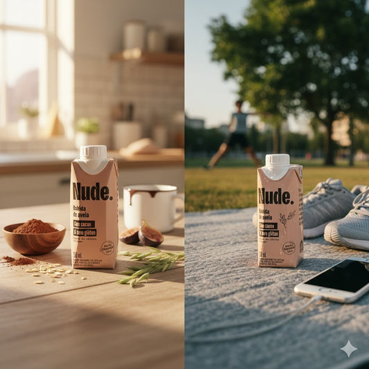 Bebida de Aveia com Cacau Sem Glúten 250ml Nude