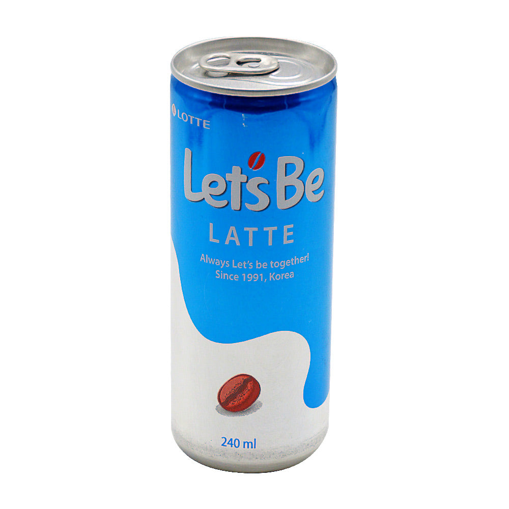 Bebida de Café e Leite Lets Be Latte 240ml Lotte