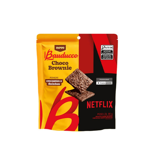 Biscoito Choco Brownie Netflix 80g Bauducco