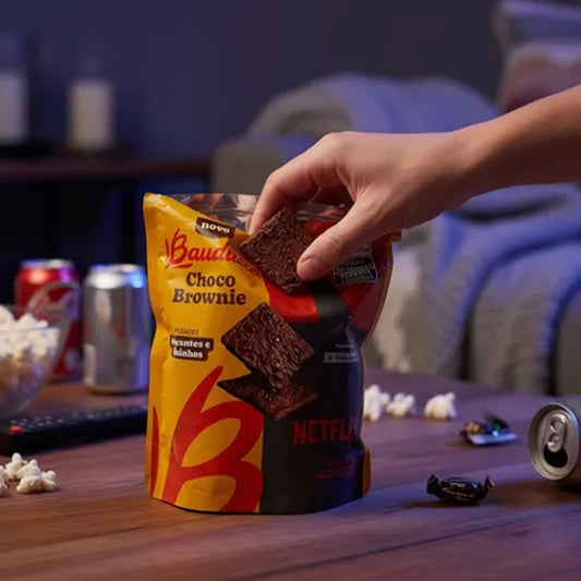 Biscoito Choco Brownie Netflix 80g Bauducco
