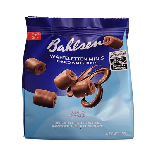 Biscoito Coberto com Chocolate ao Leite Waffeletten Minis Milk 130g Bahlsen