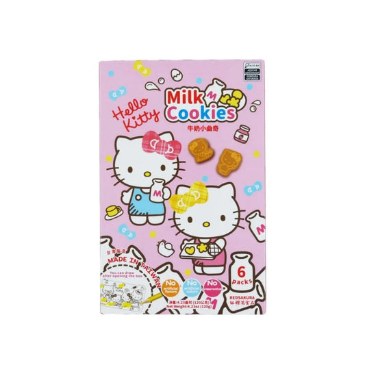 Biscoito Cookies Sabor Leite Hello Kitty 120g Red Sakura