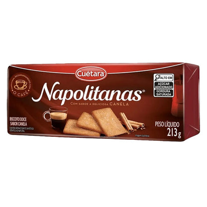 Biscoito Doce com Canela Napolitanas 213g Cuétara