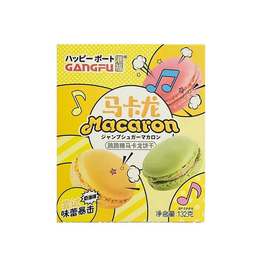 Biscoito Macaron Sabor Creme 132g Gangfu