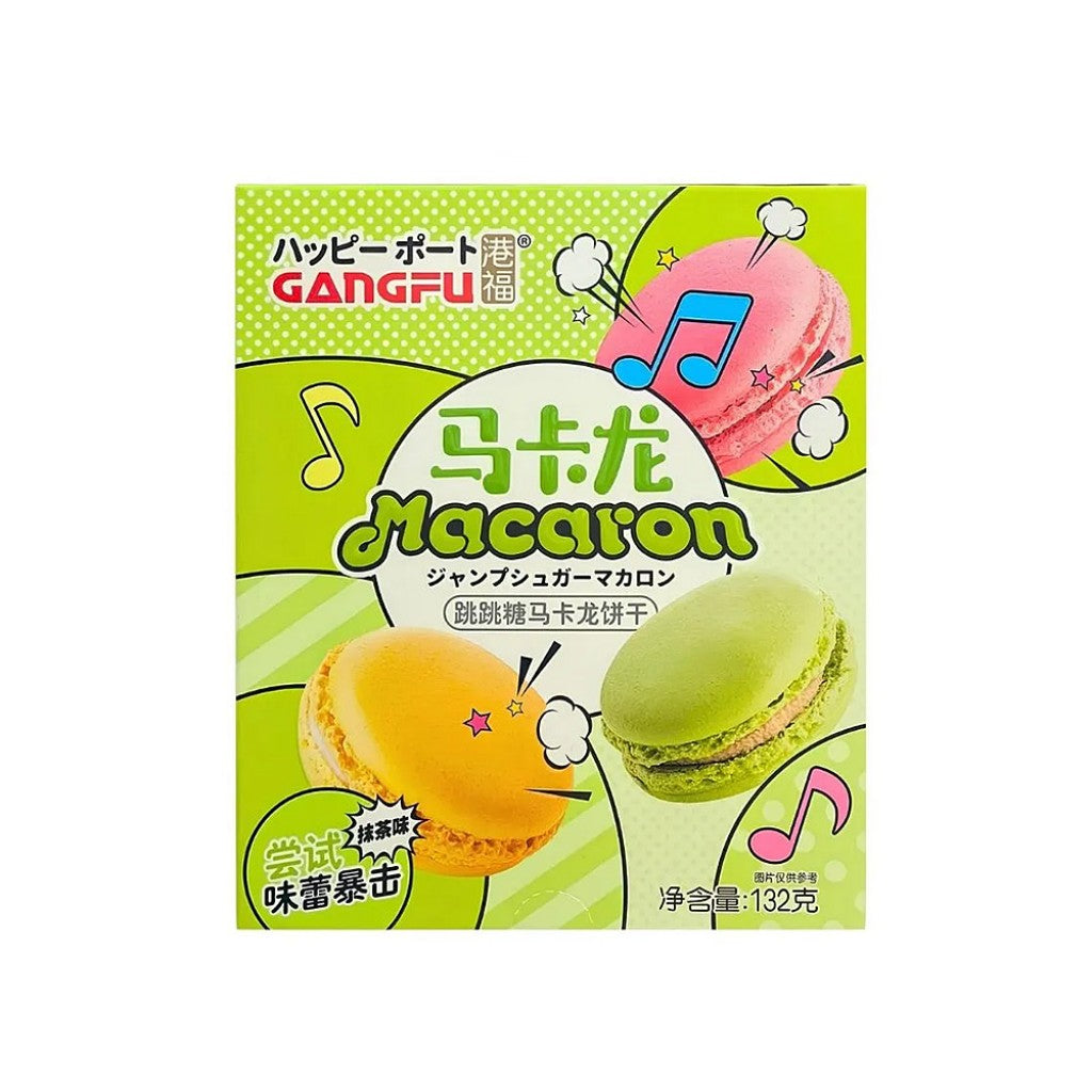 Biscoito Macaron Sabor Matcha 132g Gangfu