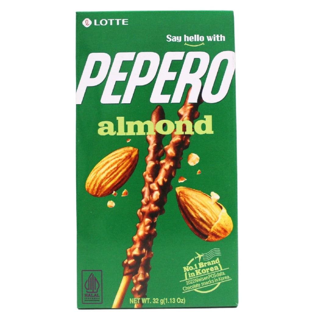 Biscoito Pepero Almond 32g Lotte