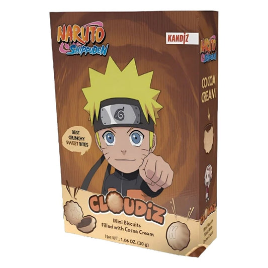 Biscoito Recheado com Creme de Cacau Cloudiz Naruto Shippuden 30g Kandiz