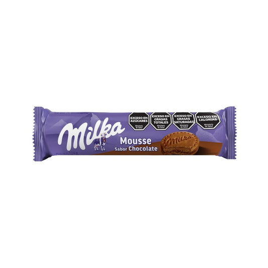 Biscoito Recheado de Mousse de Chocolate 124g Milka