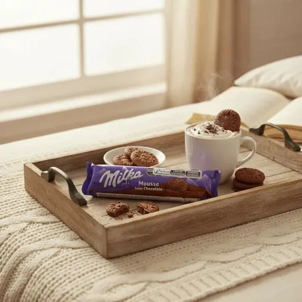 Biscoito Recheado de Mousse de Chocolate 124g Milka VENC. 12/03/26