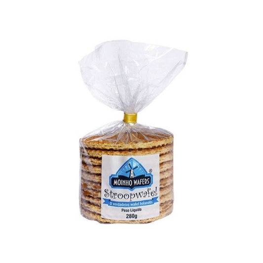 Biscoito Stroopwafel 230g Moinho Wafers