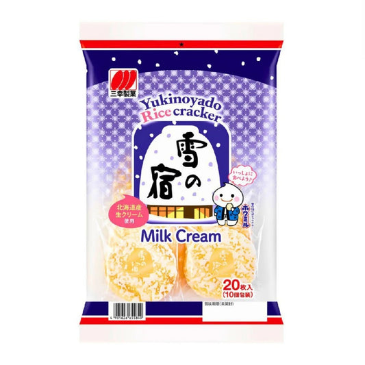 Biscoito de Arroz Yukinoyado Milk Cream 129,4g Sanko