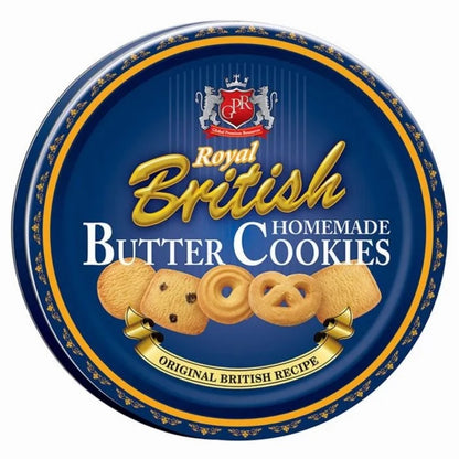 Biscoitos Amanteigados Royal British com Uva Passa 340g em Lata