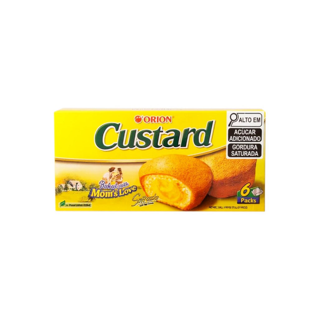 Bolinho Custard Nata Doce Orion 138g - Orion