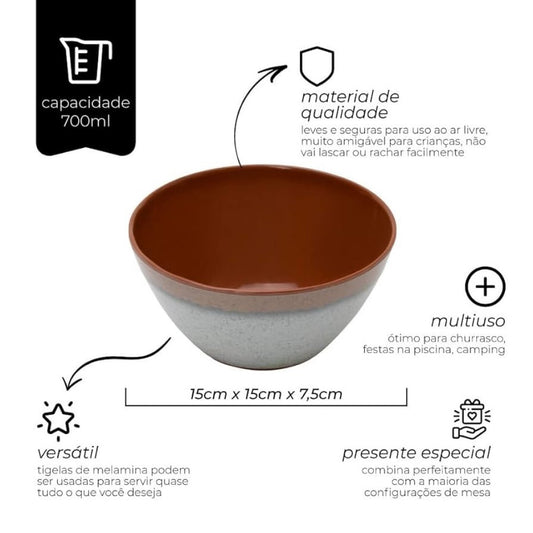 Bowl Nippon Melamina 15,2X7,5cm Mimo