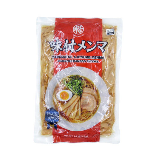 Broto de Bambu Temperado Ajitsuke Menma 1kg Marumatsu