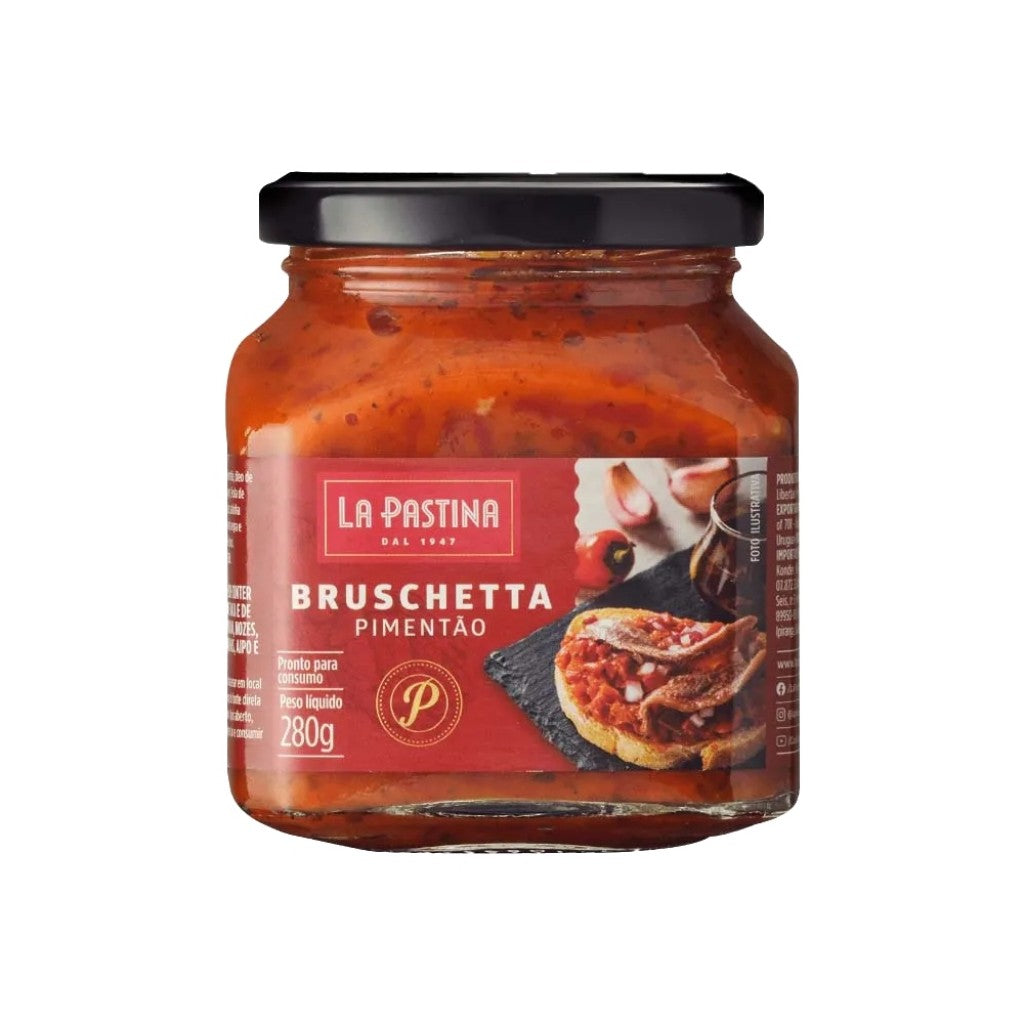 Bruschetta de Pimentão 280g La Pastina