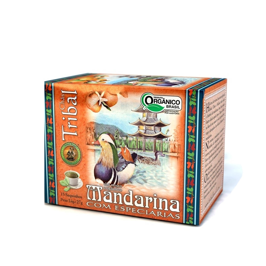 Cha de Mandarina com Especiarias 15 Saches 22,5g Tribral Brasil