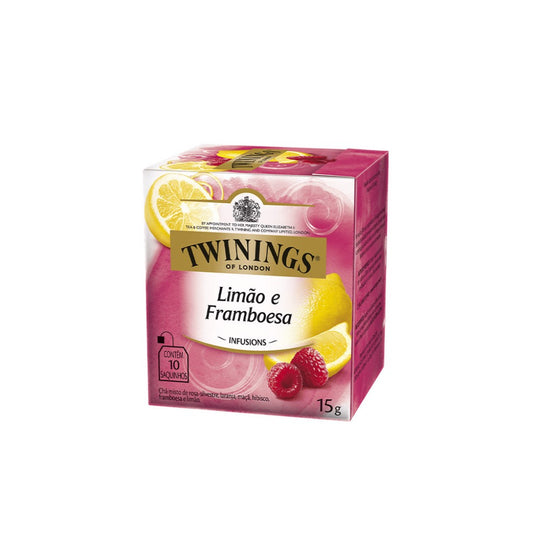 Chá Limão e Framboesa com 10 Sachês 15g Twinings