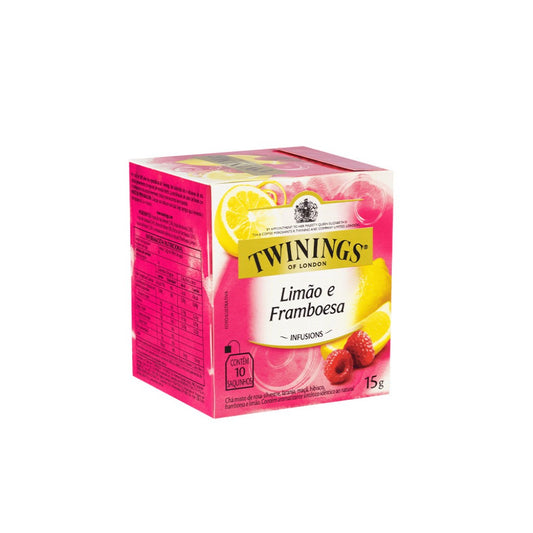 Chá Limão e Framboesa com 10 Sachês 15g Twinings