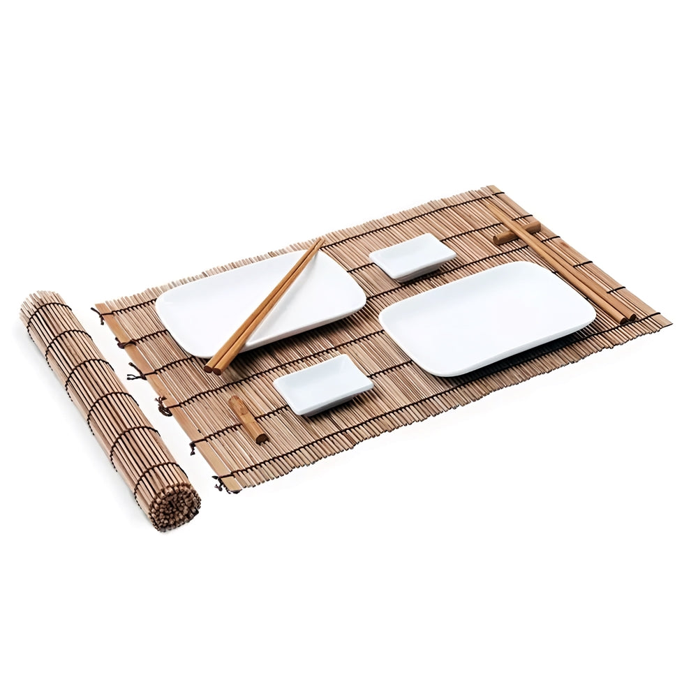 Conjunto para Comida Oriental Nankin Branco para 2 Pessoas com 10 Peças