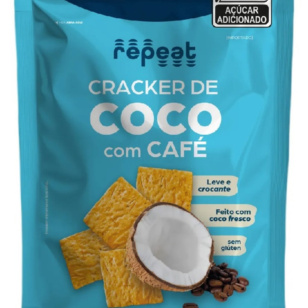 Cracker Coco e Café 50g Repeat