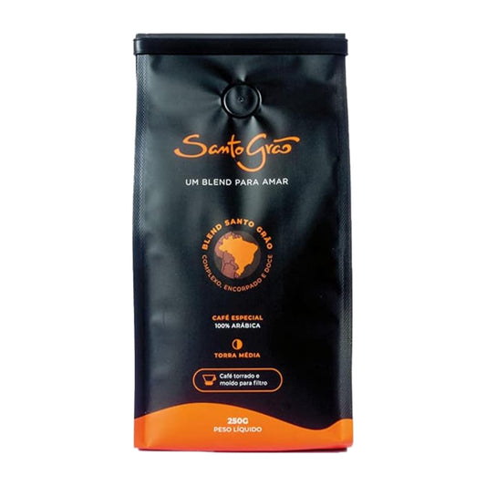 Café Especial Blend Moído 250g Santo Grão VENC. 16/12/2025