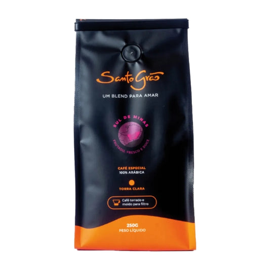Café Especial Sul de Minas Moído 250g Santo Grão VENC. 16/12/2025