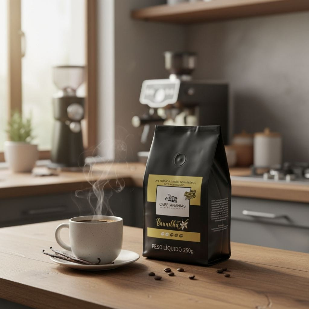 Café em Pó Aromatizado Baunilha 250g Ananias
