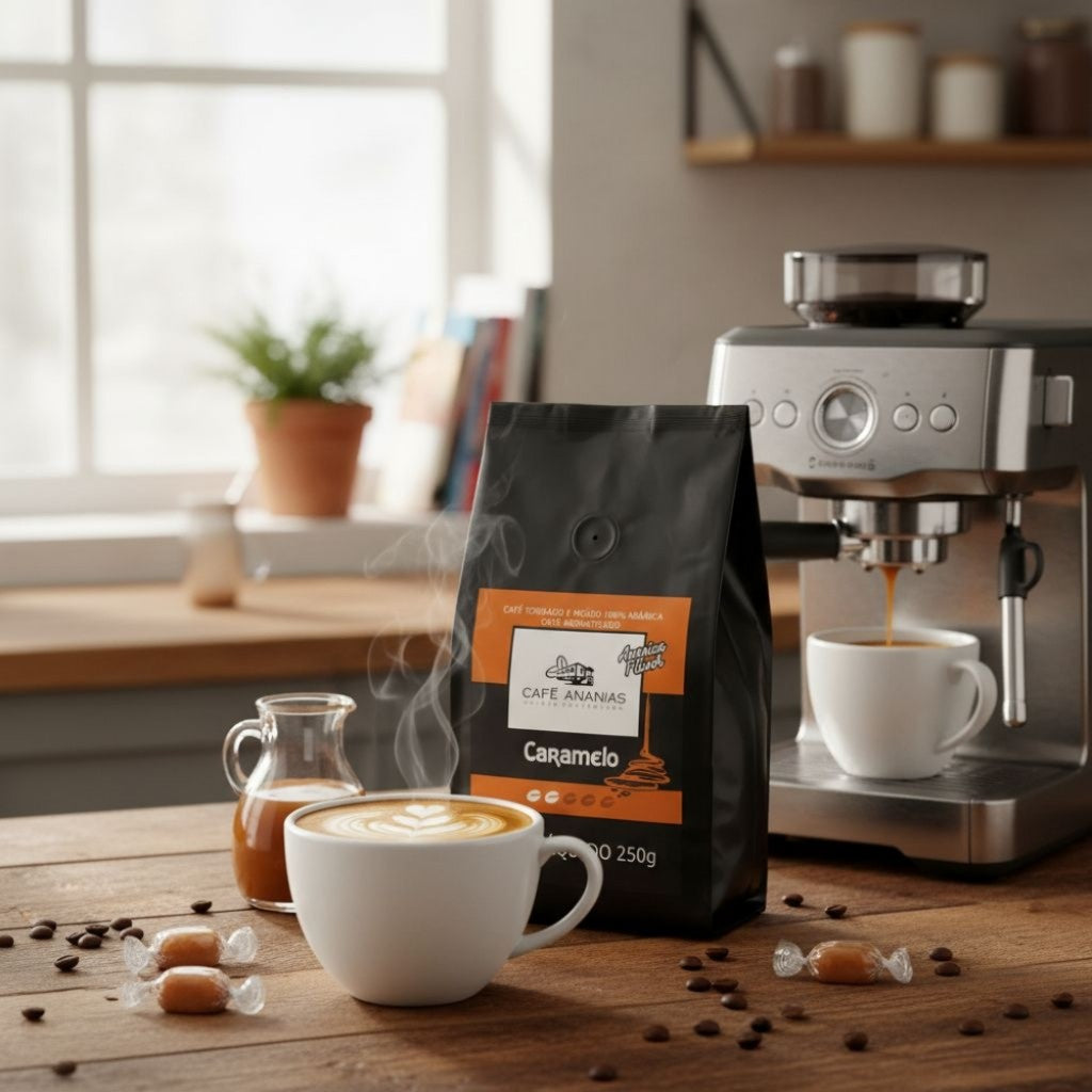 Café em Pó Aromatizado Caramelo 250g Ananias