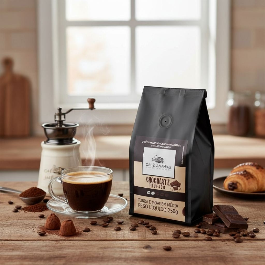 Café em Pó Aromatizado Chocolate Trufado 250g Ananias