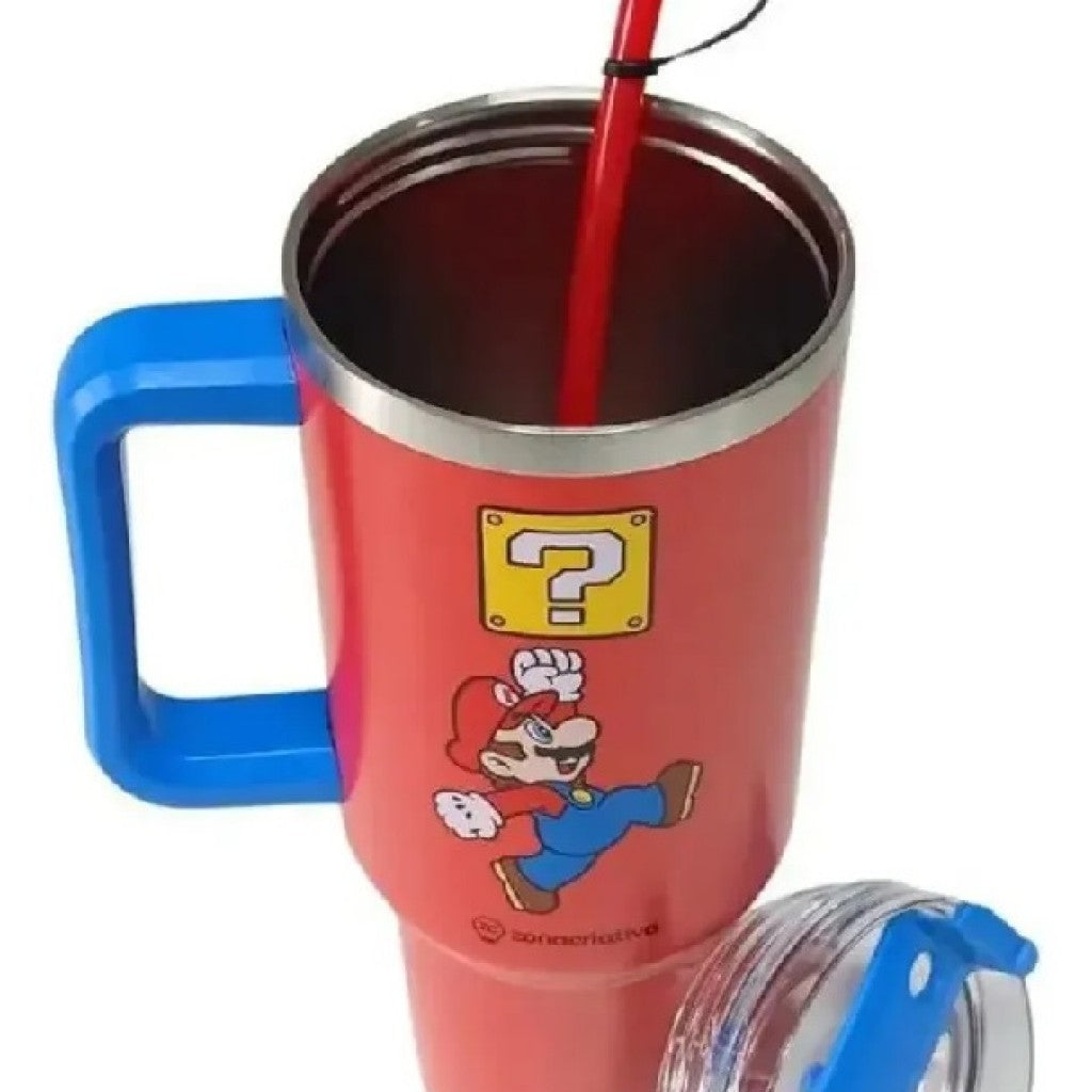 Caneca Tumbler Super Mario 1,15L Zona Criativa