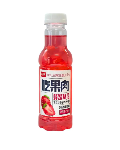 Suco Sabor Morango com Mel e Nata de Coco 450ml Jiaozuo